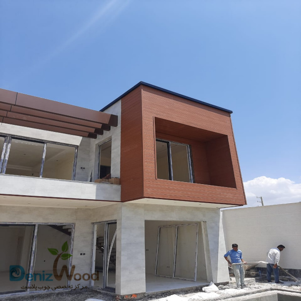 نصب و اجرای نمای چوب پلاست
