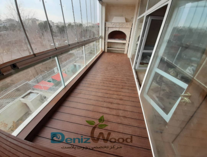 پروژه تراس چوب پلاست