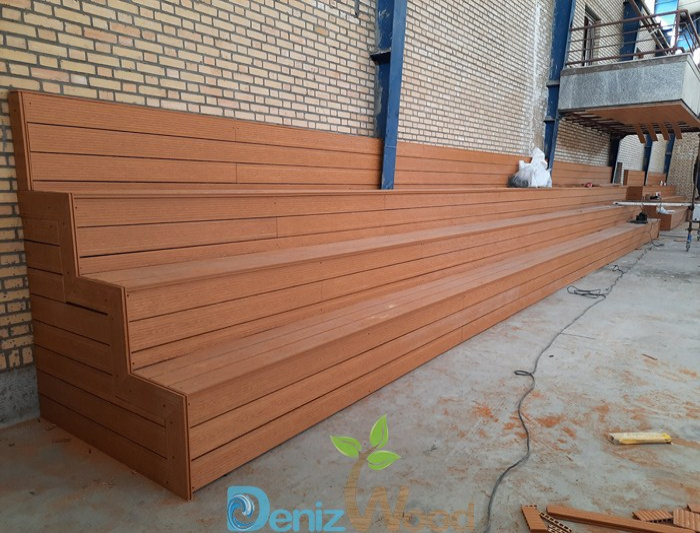 نیمکت چوب پلاست