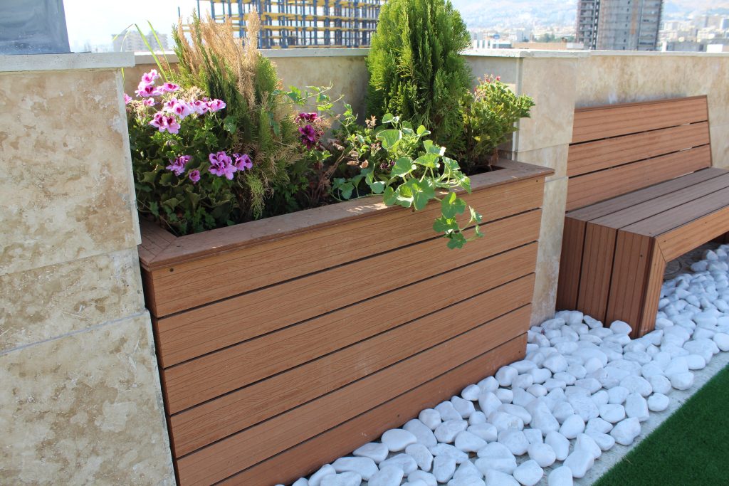 طراحی روف گاردن، آب‌بندی کردن فلاور باکس