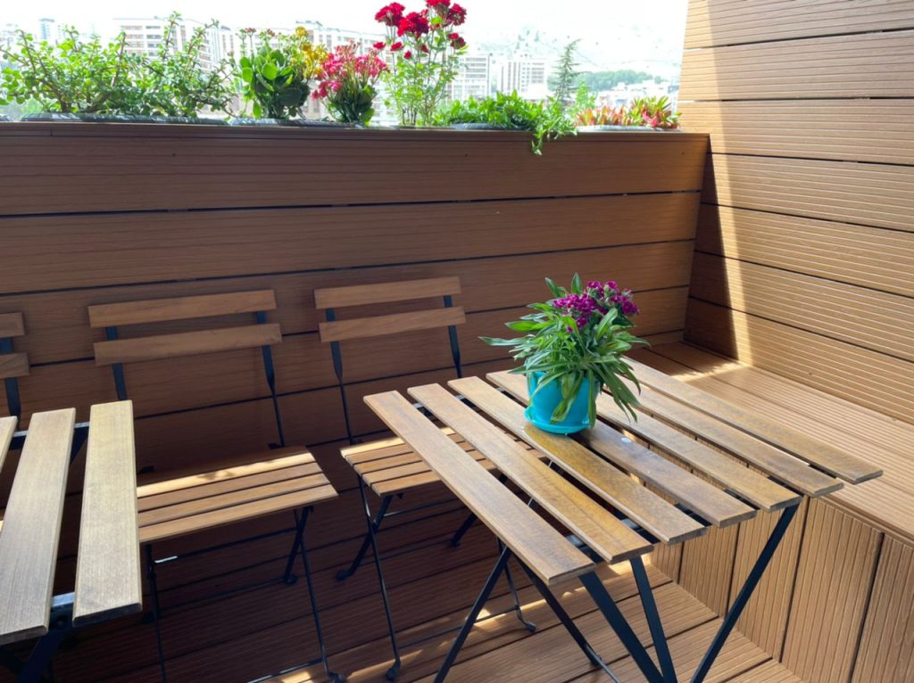 میز و صندلی چوبی