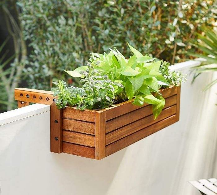 فلاور باکس چوبی