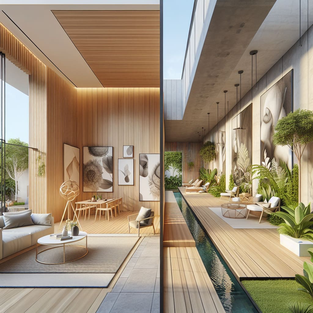 دیوارپوش چوب پلاست